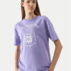4F Тишърт 4FJWSS24TTSHF1146 Виолетов Loose Fit за Момичета цена