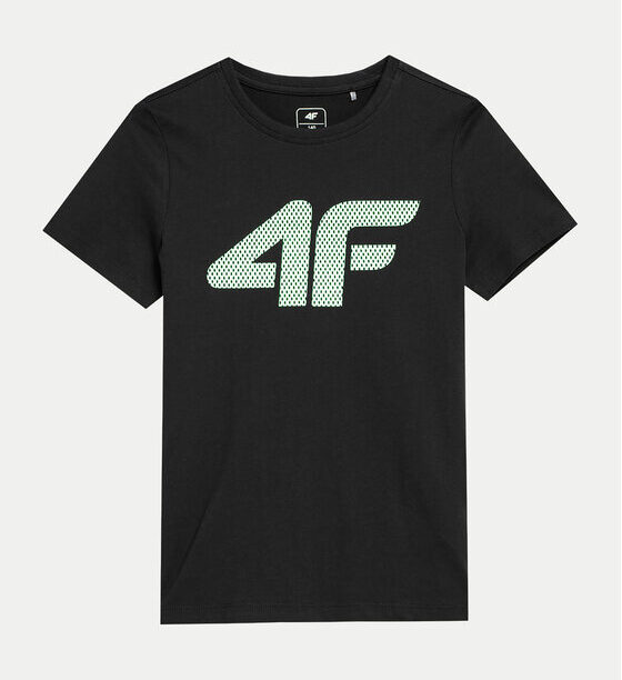 4F Тишърт 4FJWSS24TTSHM1115 Черен Regular Fit за Момчета цена