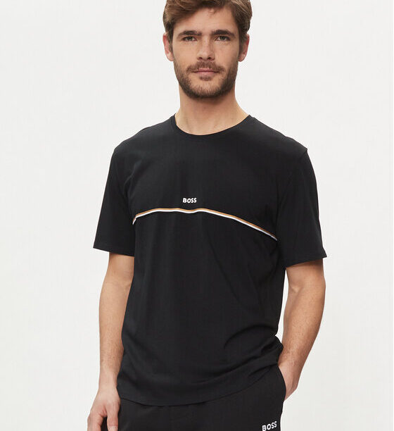 Boss Тишърт Unique 50515395 Черен Regular Fit за Мъже цена