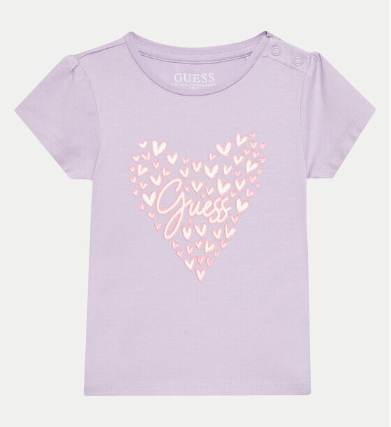 Guess Тишърт A4GI01 K6YW4 Виолетов Regular Fit за Момичета цена