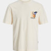 Jack&Jones Junior Тишърт Tampa 12254032 Бежов Loose Fit за Момчета цена