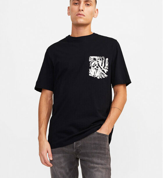 Jack&Jones Тишърт Lafayette 12250435 Черен Standard Fit за Мъже цена