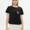 Liu Jo Тишърт VA4156 JS923 Черен Relaxed Fit за Жени цена
