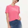 Pieces Тишърт Ria 17086970 Розов Regular Fit за Жени цена