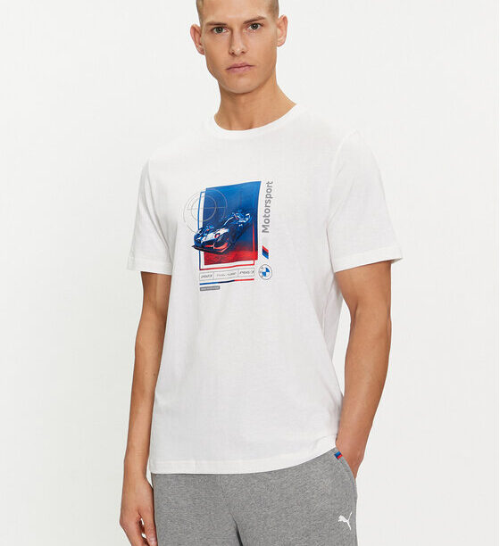 Puma Тишърт BMW MMS Car Graphic 624158 Бял Regular Fit за Мъже цена