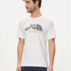 The North Face Тишърт Mountain Line NF0A87NT Бял Regular Fit за Мъже цена