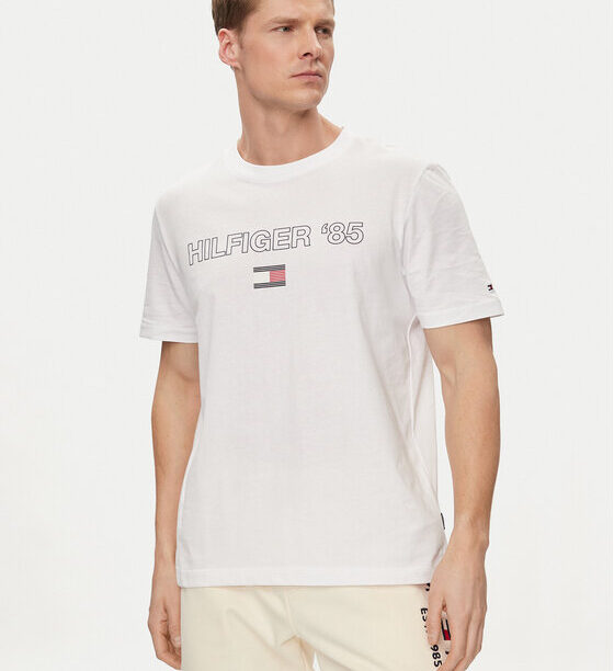 Tommy Hilfiger Тишърт 85' MW0MW34427 Бял Regular Fit за Мъже цена