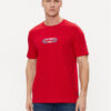 Tommy Hilfiger Тишърт Track Graphic MW0MW34429 Червен Regular Fit за Мъже цена