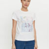 Vans Тишърт Wild Bouquet Box Crew Ss VN000JGA Бял Regular Fit за Жени цена