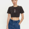 Vans Тишърт Heartbreaker Crew Crop Ii VN000GJZ Черен Regular Fit за Жени цена