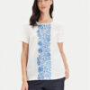 Weekend Max Mara Тишърт Magno 2415941072 Бял Regular Fit за Жени цена