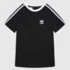 adidas Тишърт 3-Stripe H35545 Черен Regular Fit за Бебета цена