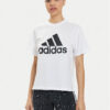 adidas Тишърт Floral Graphic Big Logo IN7314 Бял Regular Fit за Жени цена