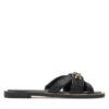 MICHAEL Michael Kors Чехли Tiffanie Flat Slide 40S4TFFS1D Черен за Жени цена