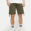 Jack&Jones Шорти от плат Cole 12253122 Зелен Loose Fit за Мъже цена