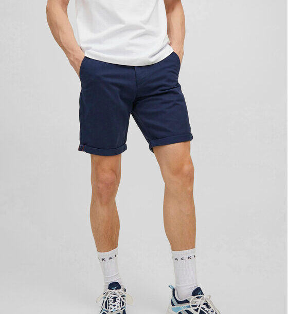 Jack&Jones Шорти от плат Bowie 12165604 Тъмносин Regular Fit за Мъже цена