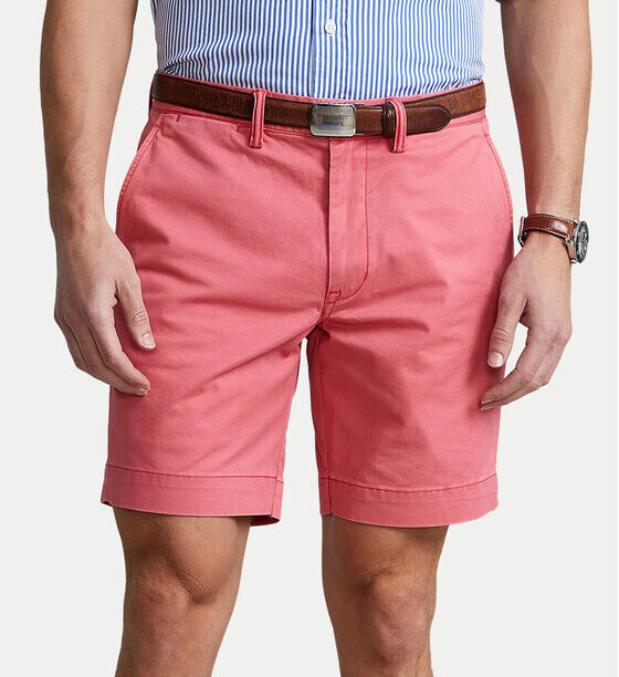 Polo Ralph Lauren Шорти от плат 710799213014 Розов Slim Fit за Мъже цена