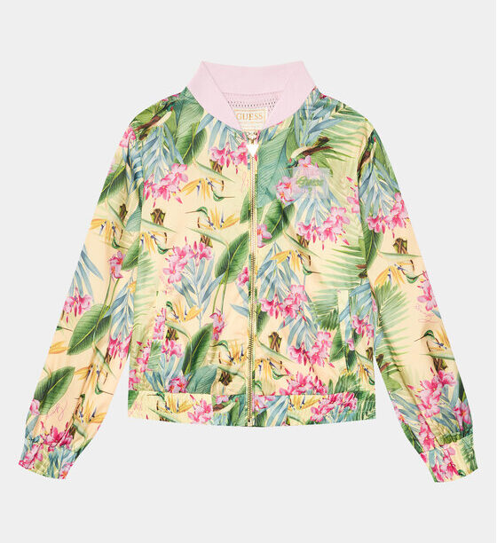 Guess Яке бомбър J4GL01 WCFM0 Зелен Regular Fit за Момичета цена