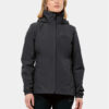 Jack Wolfskin Яке за дъжд Stormy Point 1111202 Черен Regular Fit за Жени цена