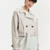 ONLY Яке от имитация на кожа Vera 15308584 Сив Regular Fit за Жени цена