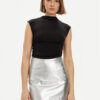 Gina Tricot топ 20883 Черен Slim Fit за Жени цена