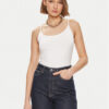 Gina Tricot топ 22470 Бял Slim Fit за Жени цена