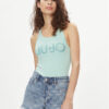 Liu Jo топ MA4327 J4695 Зелен Slim Fit за Жени цена