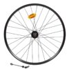 Roue vtt arrière 27.5x23c double paroi freinage disque a cassette tubeless et qr