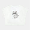 Karl Lagerfeld Kids Блуза Z30113 S Бял Regular Fit за Момичета цена