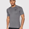 Under Armour Тениска от техническо трико HeatGear® 1361518 Сив Slim Fit за Мъже цена