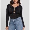 Боди тип блуза с отвори GUESS