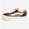 Велурени кецове Knu Stack с равна платформа и контрасти Vans