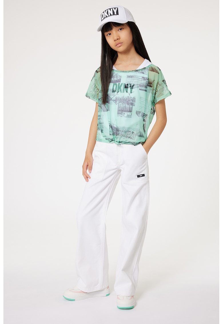 Дънки с широк крачол DKNY