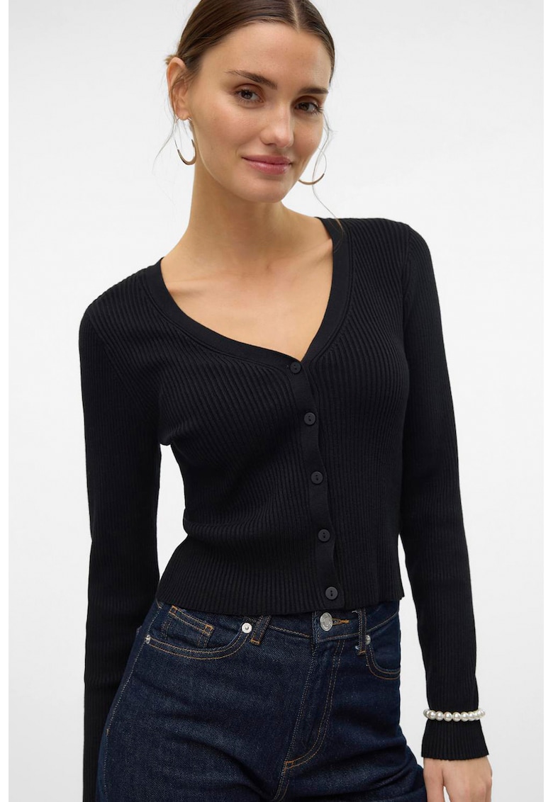Жилетка с шпиц и рипс Vero Moda