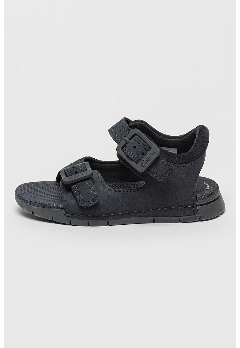 Кожени сандали Baha Beach с тока Clarks