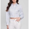Къса раирана риза GUESS
