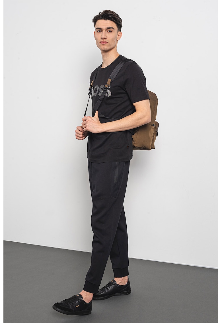 Памучна тениска Ocean с лого BOSS