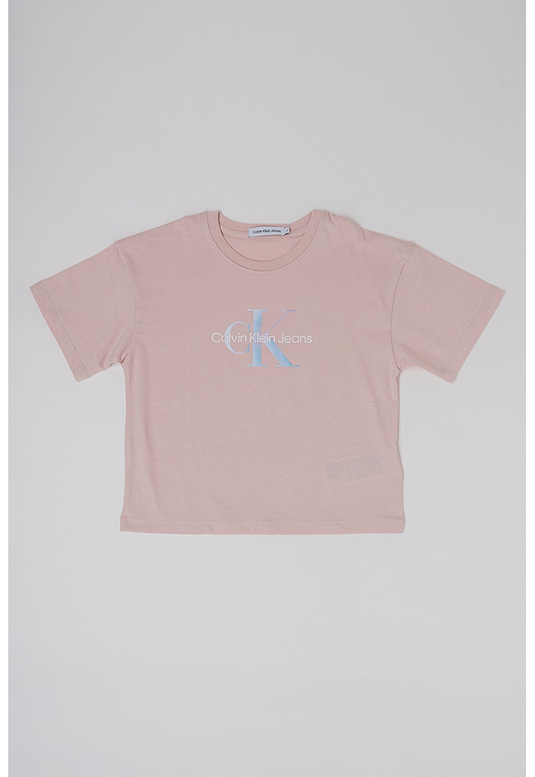 Памучна тениска Serenity с лого CALVIN KLEIN