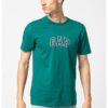 Памучна тениска с бродирано лого GAP