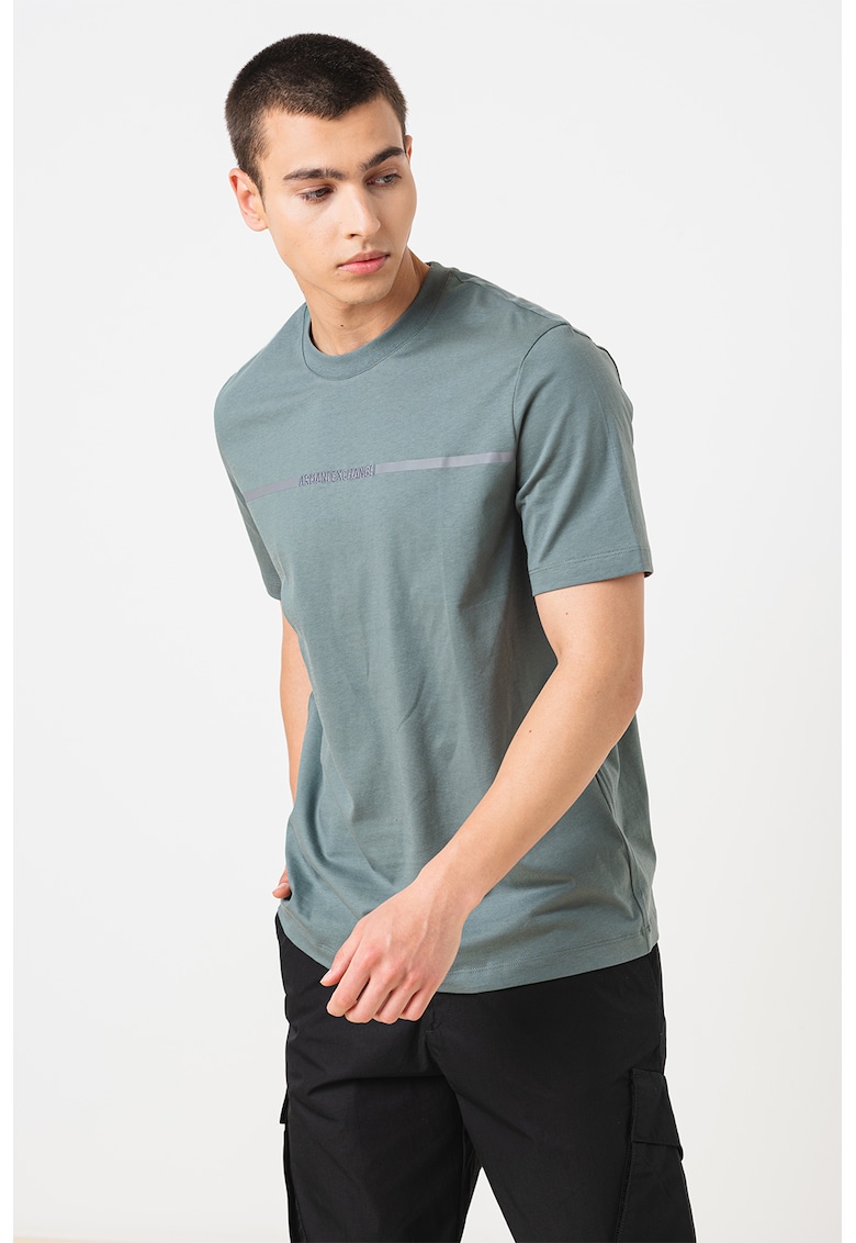 Памучна тениска с лого ARMANI EXCHANGE