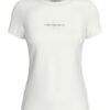 Памучна тениска с овално деколте CALVIN KLEIN JEANS