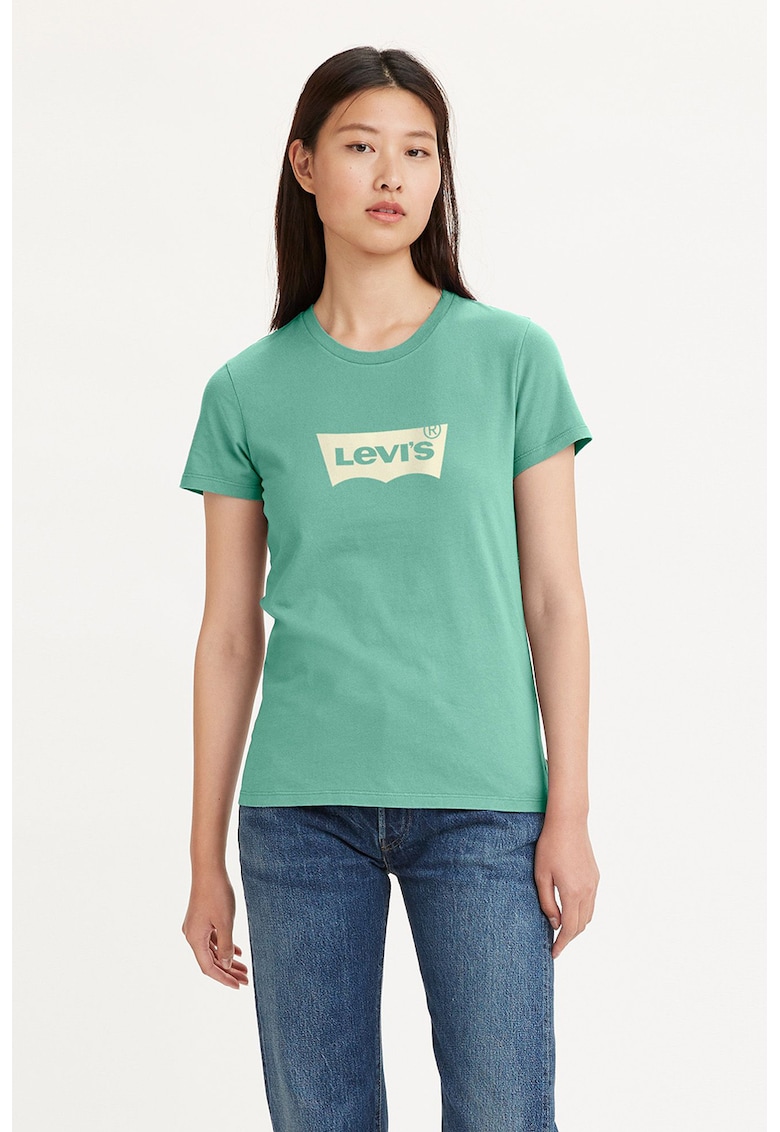 Памучна тениска с лого Levis
