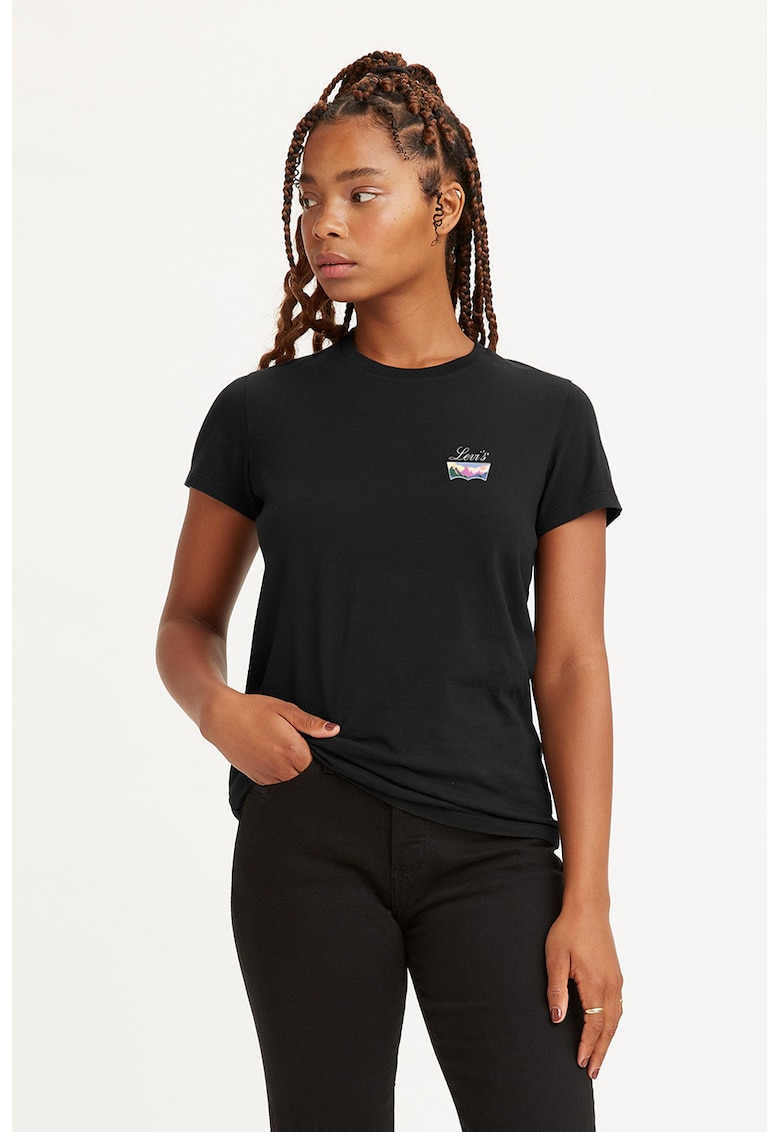 Памучна тениска с лого Levis