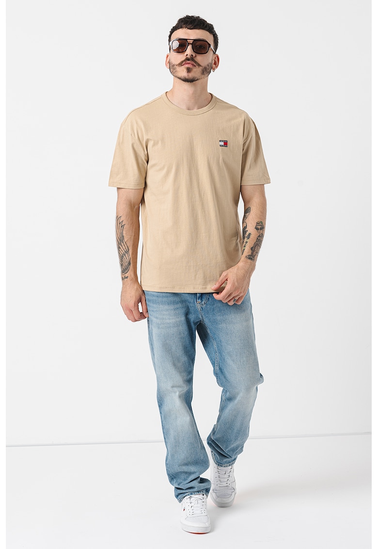 Памучна тениска с овално деколте Tommy Jeans