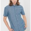Риза Vintage от шамбре с джоб на гърдите SUPERDRY