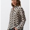 Риза с яка и принт JIMMY KEY