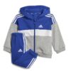 Спортен екип с качулка и цветен блок adidas Sportswear