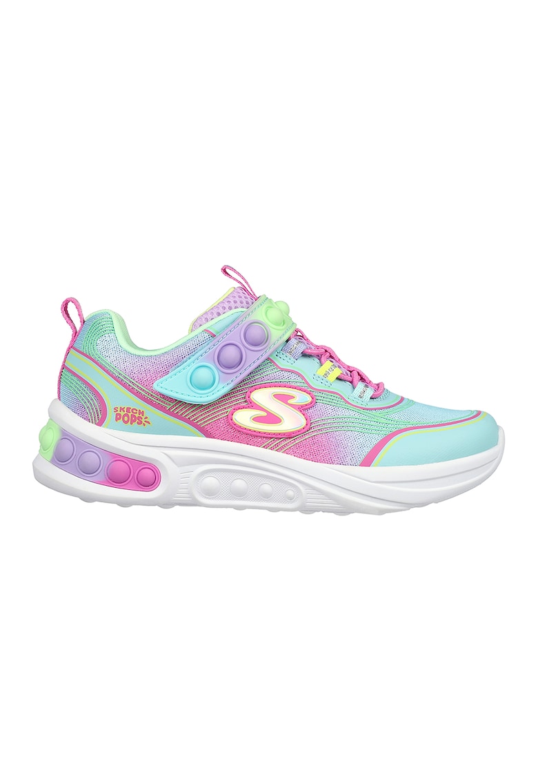 Спортни обувки Pops с цветен блок и синтетика Skechers