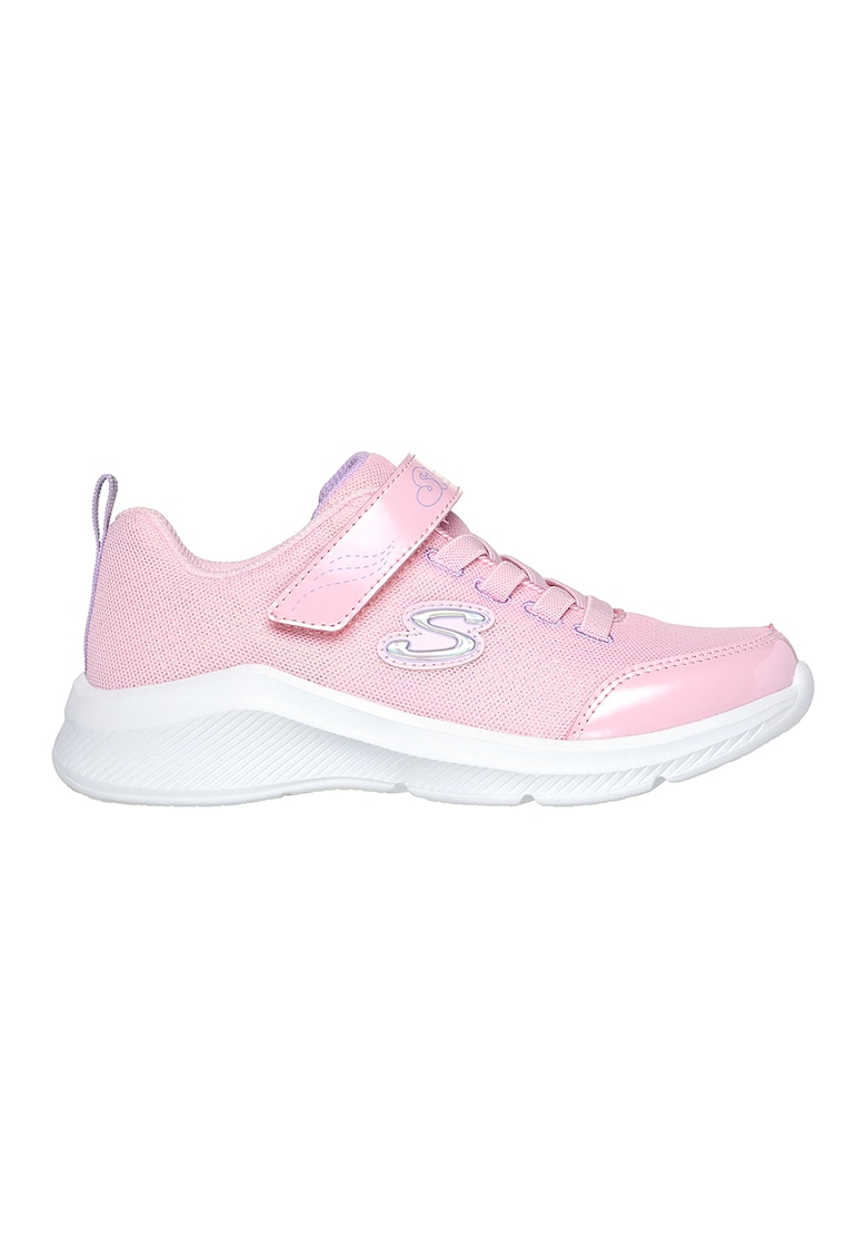 Спортни обувки от текстил и еко кожа с велкро Skechers