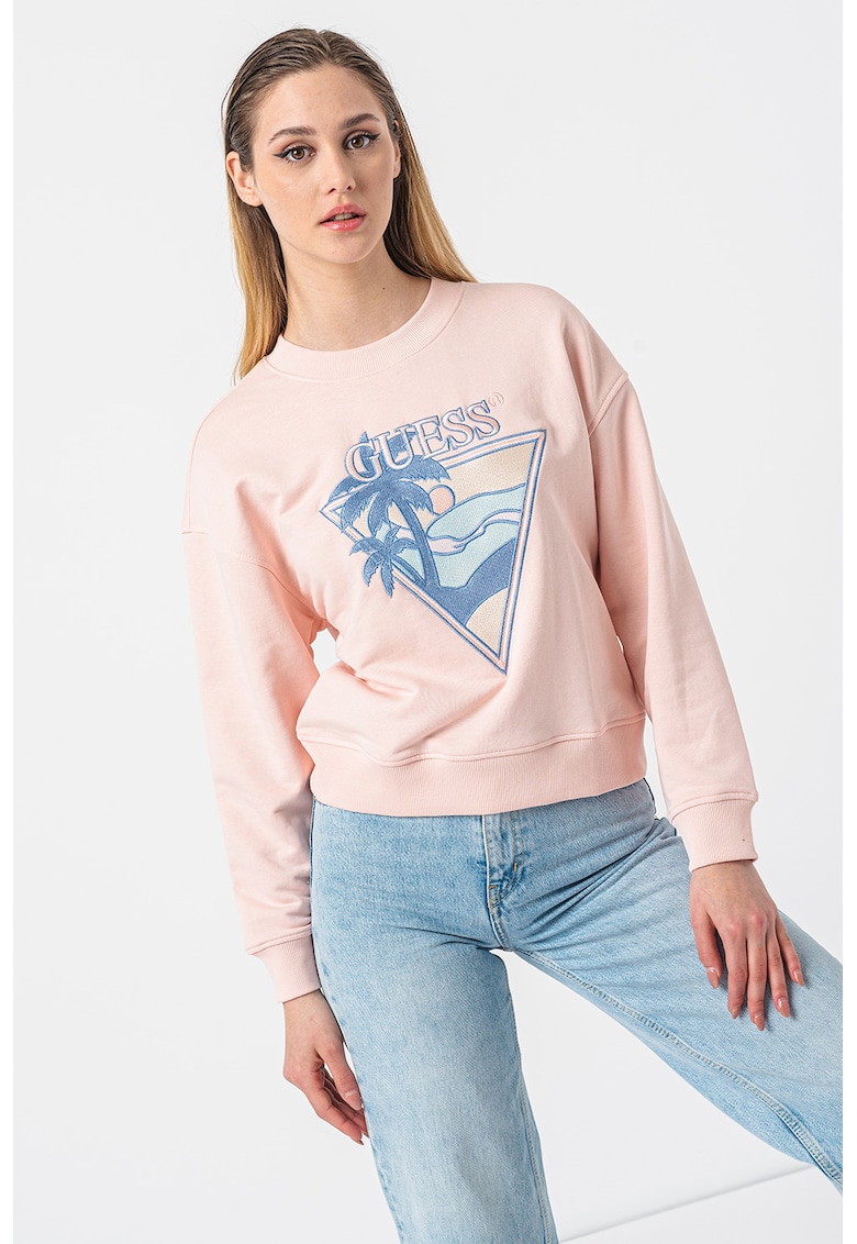 Суитшърт с лого GUESS